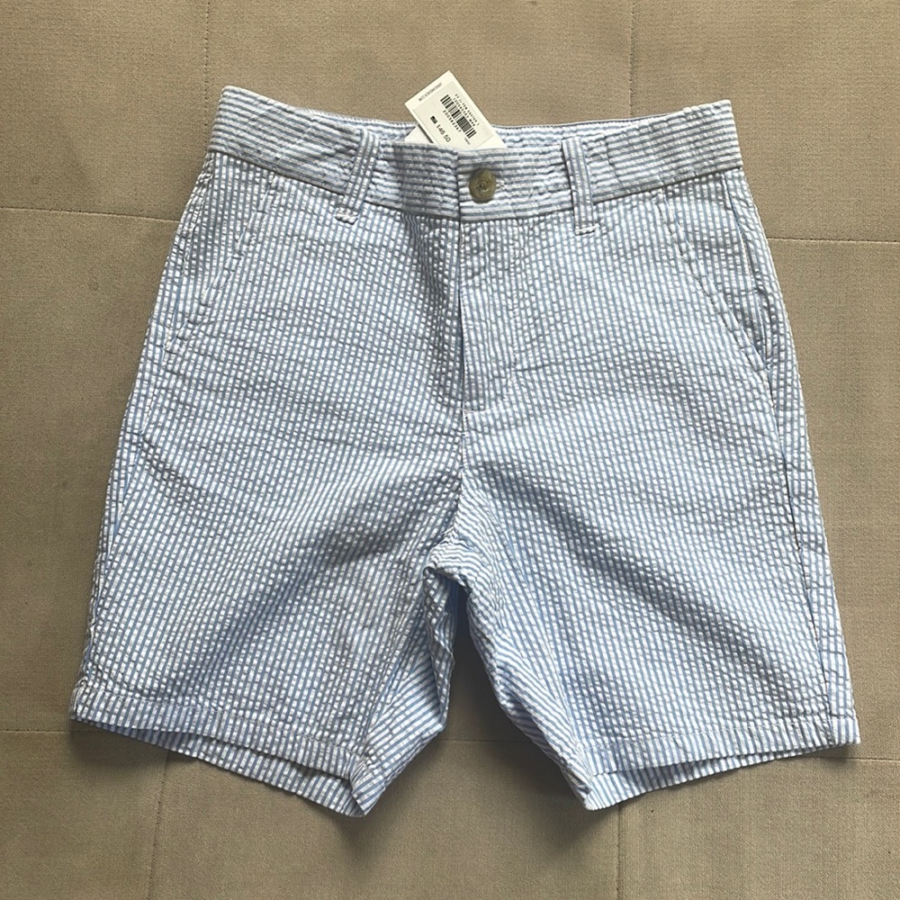 Nwt Janie and Jack size 7 seersucker shorts